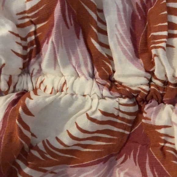 ANTHROPOLOGIE feather print lined dress. EUC! - Picture 5 of 8